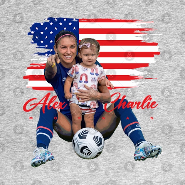 Alex Morgan and Charlie by Juantamad